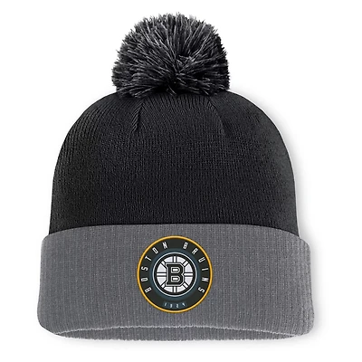 Fanatics Boston Bruins Cuffed Knit Hat with Pom