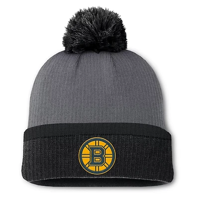 Fanatics Boston Bruins Cuffed Knit Hat with Pom