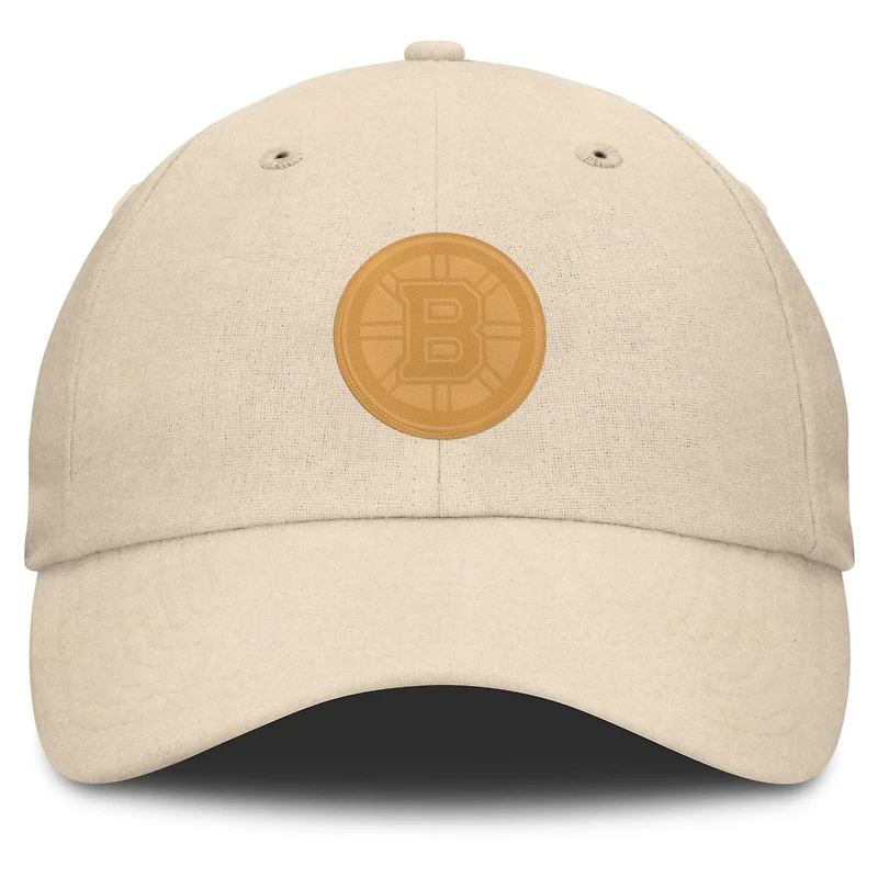Fanatics Boston Bruins Front Office Canvas Adjustable Hat