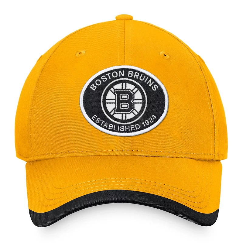 Fanatics Boston Bruins Fundamental Adjustable Hat