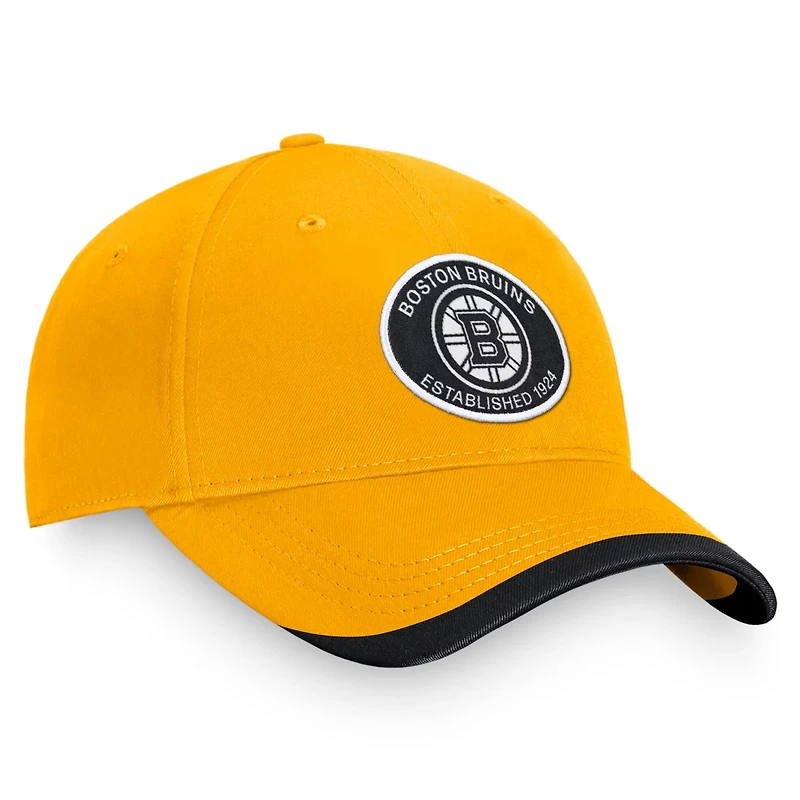 Fanatics Boston Bruins Fundamental Adjustable Hat