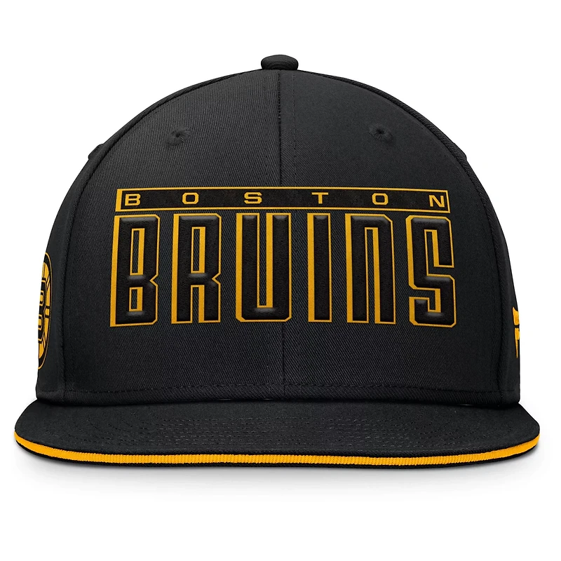 Fanatics Boston Bruins Fundamental Gino Stack Snapback Hat