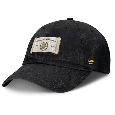 Fanatics Boston Bruins Heritage Away Game Adjustable Hat