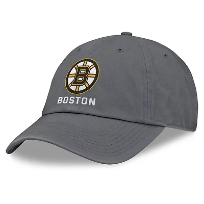 Fanatics Boston Bruins Washed Adjustable Hat