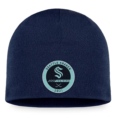 Fanatics Branded Deep Sea Seattle Kraken 2022 Training Camp Authentic Pro Beanie