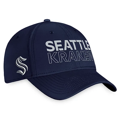 Fanatics Branded Deep Sea Seattle Kraken Authentic Pro Road Flex Hat