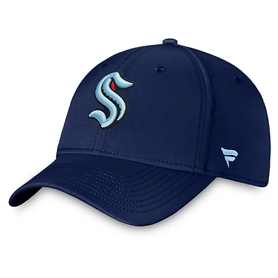 Fanatics Branded Seattle Kraken Core Primary Logo Flex Hat
