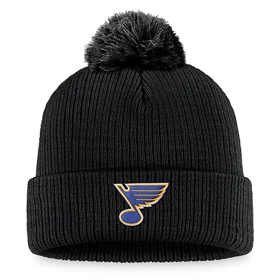 Fanatics Branded St Louis Blues Cuffed Knit Hat with Pom