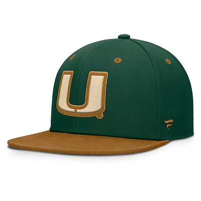 Fanatics Brown Miami Hurricanes NoBo Fitted Hat