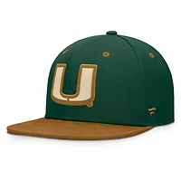 Fanatics Brown Miami Hurricanes NoBo Fitted Hat
