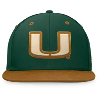 Fanatics Brown Miami Hurricanes NoBo Fitted Hat