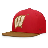 Fanatics Brown Wisconsin Badgers NoBo Fitted Hat