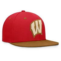 Fanatics Brown Wisconsin Badgers NoBo Fitted Hat