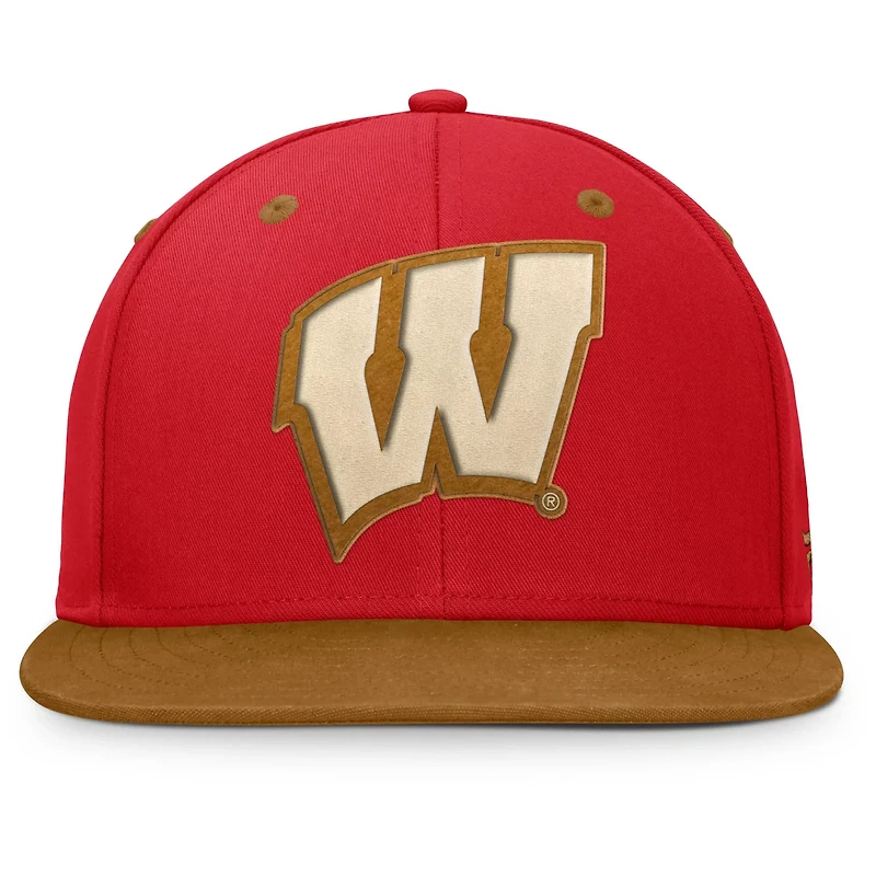 Fanatics Brown Wisconsin Badgers NoBo Fitted Hat
