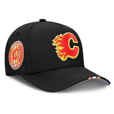 Fanatics Calgary Flames 2025 NHL Draft Authentic Pro On-Stage Podium A-Frame Adjustable Hat