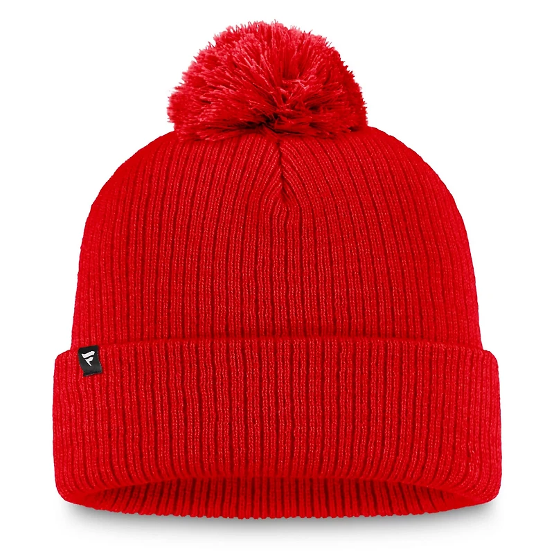 Fanatics Calgary Flames Cuffed Knit Hat with Pom