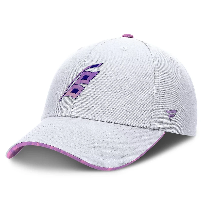 Fanatics Carolina Hurricanes Authentic Pro Hockey Fights Cancer Adjustable Hat