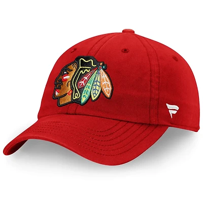 Fanatics Chicago Blackhawks Core Fundamental Adjustable Hat