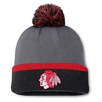 Fanatics Chicago Blackhawks Cuffed Knit Hat with Pom