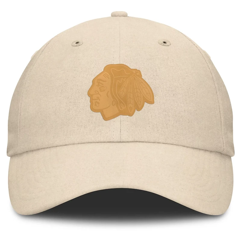 Fanatics Chicago Blackhawks Front Office Canvas Adjustable Hat