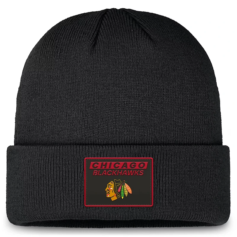 Fanatics Chicago hawks Authentic Pro Cuffed Knit Hat