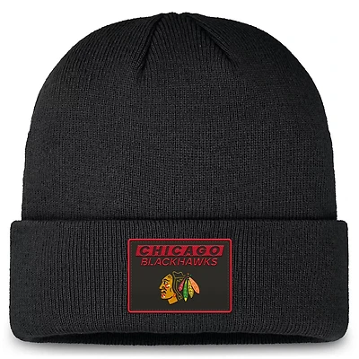 Fanatics Chicago hawks Authentic Pro Cuffed Knit Hat