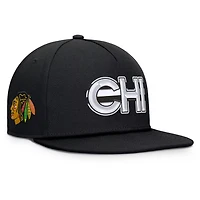 Fanatics Chicago hawks Authentic Pro Rink Team Code Snapback Hat