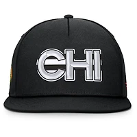 Fanatics Chicago hawks Authentic Pro Rink Team Code Snapback Hat