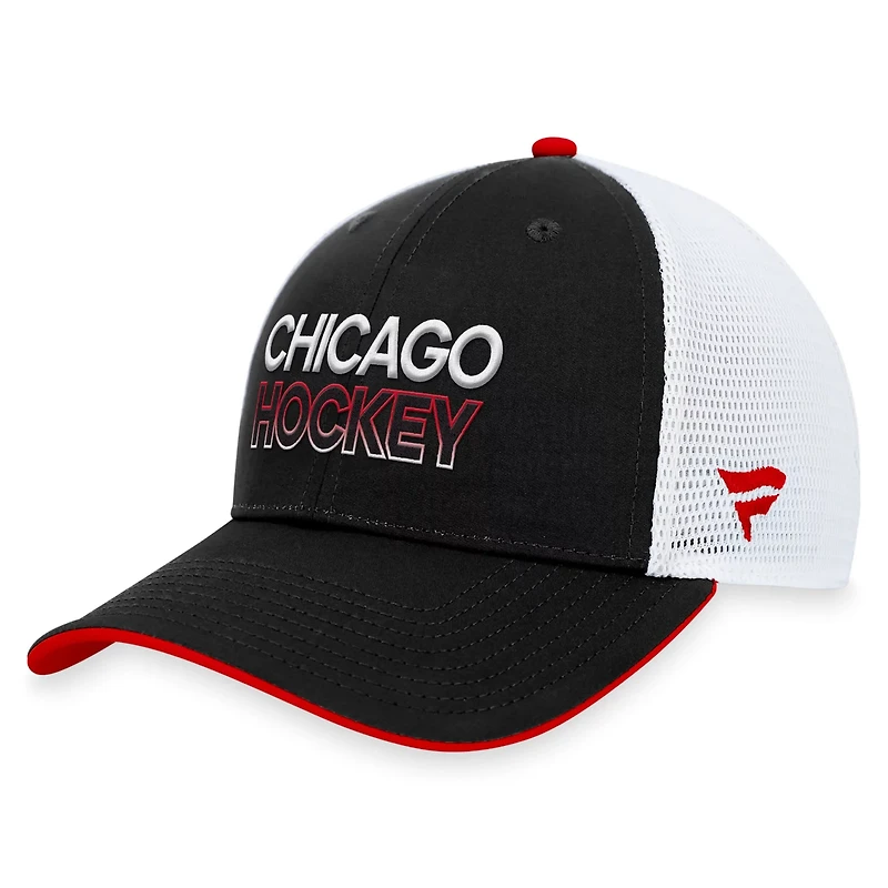 Fanatics Chicago hawks Authentic Pro Rink Trucker Adjustable Hat