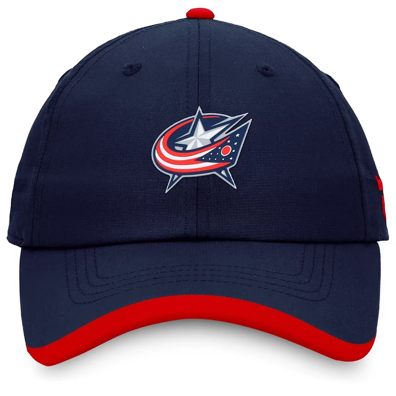 Fanatics Columbus Blue Jackets Authentic Pro Rink Pinnacle Adjustable Hat