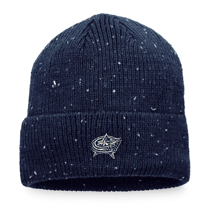 Fanatics Columbus Blue Jackets Authentic Pro Rink Pinnacle Cuffed Knit Hat