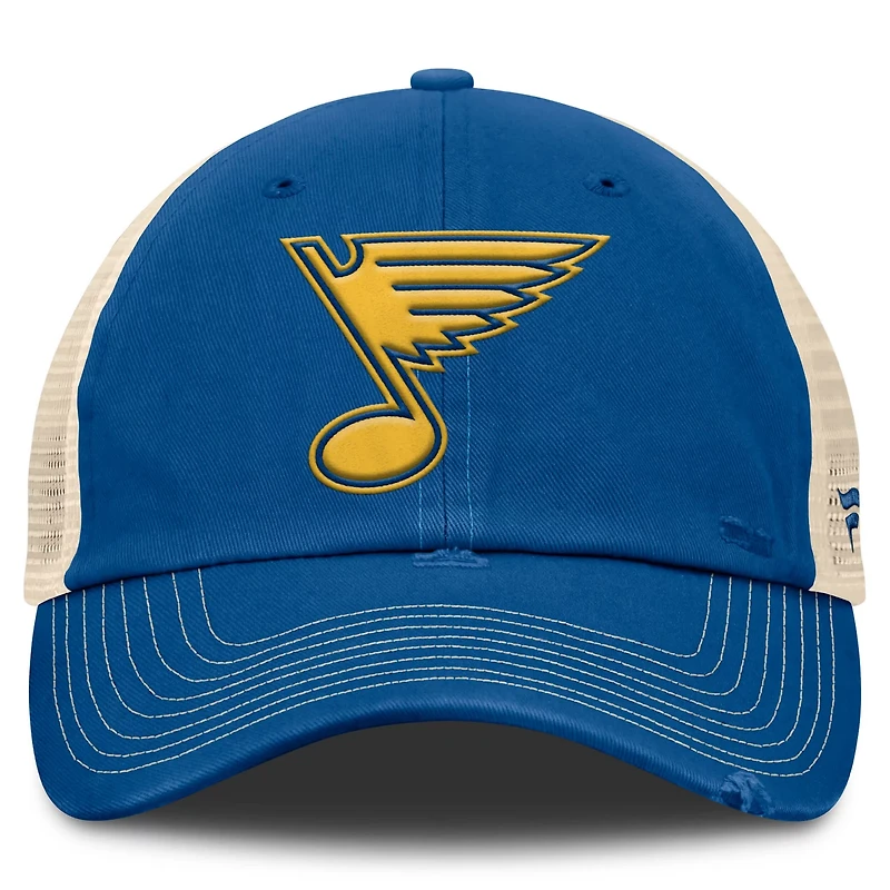 Fanatics Cream St Louis s 2025 NHL Winter Classic Trucker Adjustable Hat