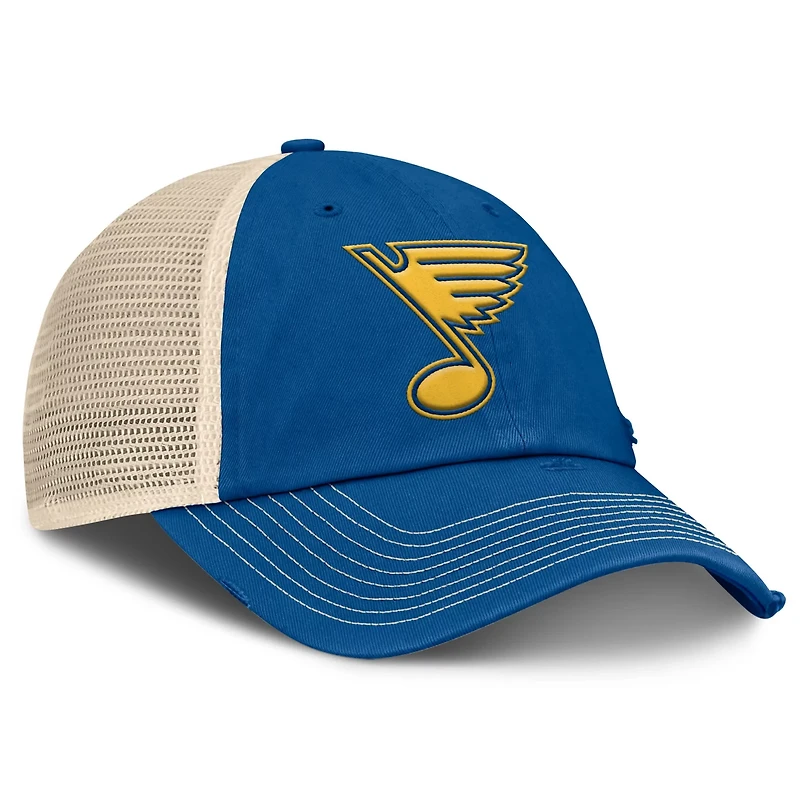 Fanatics Cream St Louis s 2025 NHL Winter Classic Trucker Adjustable Hat