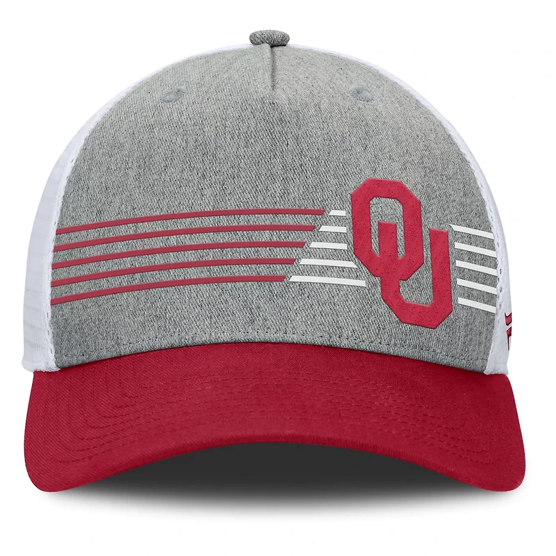 Fanatics Crimson Oklahoma Sooners Profile Trucker Adjustable Hat