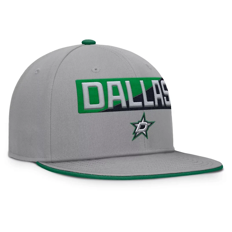 Fanatics Dallas Stars Fundamentals Duo Split Logo Snapback Hat