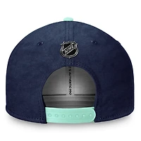 Fanatics Deep Sea Light Seattle Kraken Authentic Pro Rink Snapback Hat