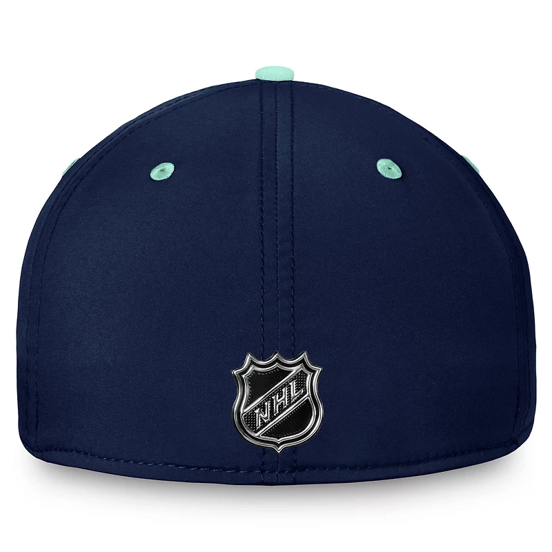 Fanatics Deep Sea /Light Seattle Kraken Authentic Pro Rink Two-Tone Flex Hat