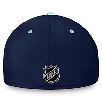 Fanatics Deep Sea /Light Seattle Kraken Authentic Pro Rink Two-Tone Flex Hat