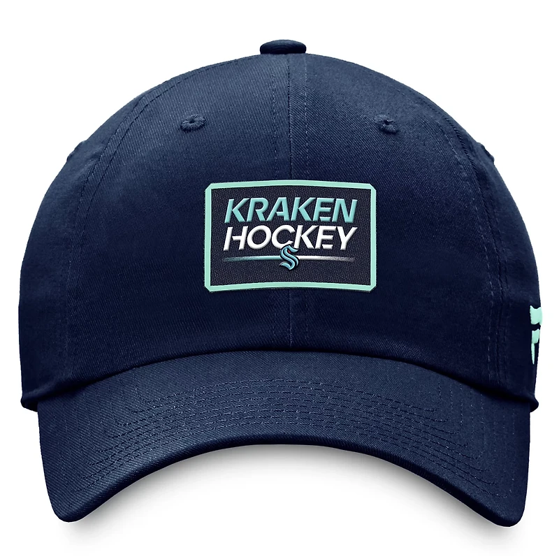 Fanatics Deep Sea Seattle Kraken Authentic Pro Prime Adjustable Hat