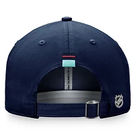 Fanatics Deep Sea Seattle Kraken Authentic Pro Rink Adjustable Hat