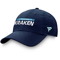 Fanatics Deep Sea Seattle Kraken Authentic Pro Rink Adjustable Hat
