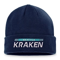 Fanatics Deep Sea Seattle Kraken Game  Train Cuffed Knit Hat