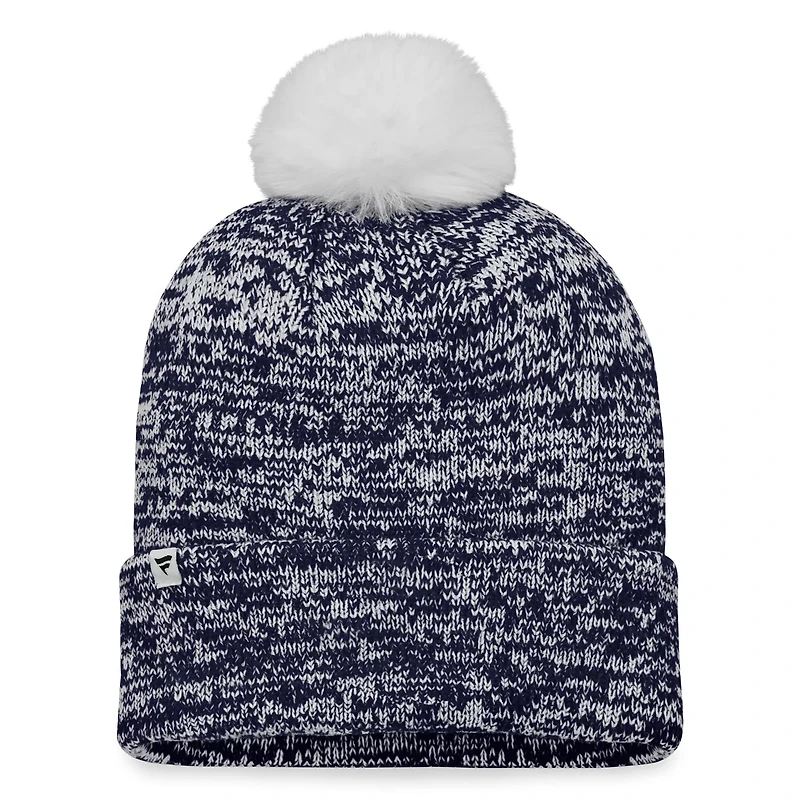 Fanatics Deep Sea Seattle Kraken Glimmer Cuffed Knit Hat with Pom