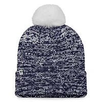 Fanatics Deep Sea Seattle Kraken Glimmer Cuffed Knit Hat with Pom