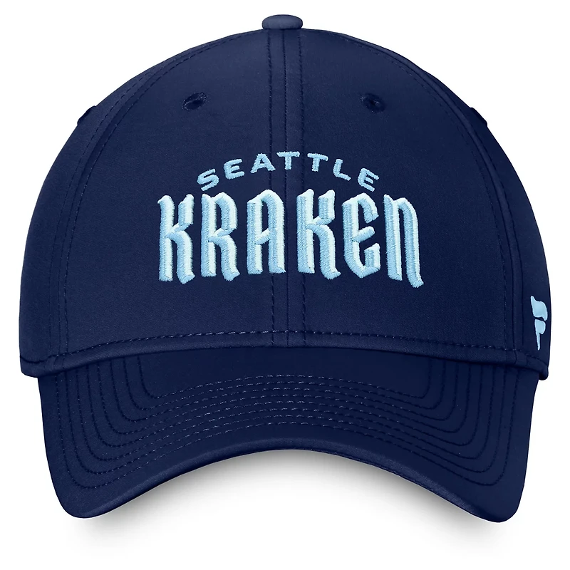 Fanatics Deep Sea Seattle Kraken Wordmark Flex Hat