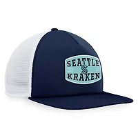 Fanatics Deep Sea /White Seattle Kraken Foam Front Patch Trucker Snapback Hat