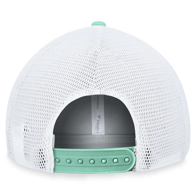 Fanatics Deep Sea /White Seattle Kraken Fundamental Adjustable Hat