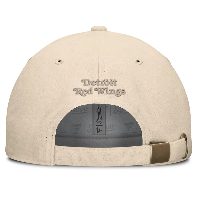 Fanatics Detroit Red Wings Front Office Canvas Adjustable Hat