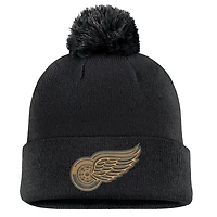 Fanatics Detroit Red Wings Military Appreciation Cuffed Knit Hat with Pom