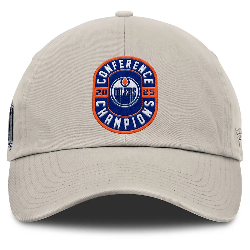 Fanatics Edmonton Oilers 2025 Western Conference Champions Adjustable Hat